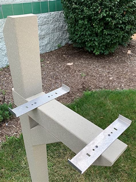 metal mailbox mounting bracket|extra large mailbox mounting board.